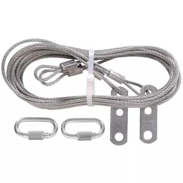 0.125" X 8' 8" Galvanized Safety Cable For Extension Springs