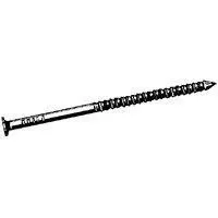 0092225 Pole Barn Nail, Heat-treated, 40d, 5 In L, Steel, Galvanized, Flat Head, Ring Shank, 5 Lb