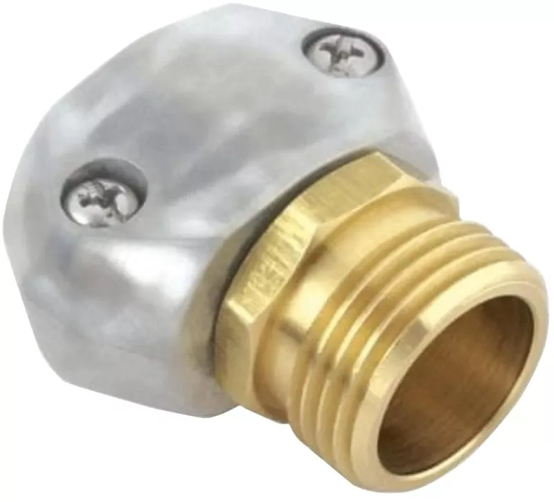 01mz Zinc Male Hose Mender, 5/8 X 3/4 In, Durable And Leakproof