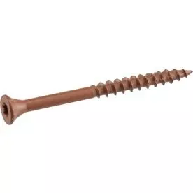 #10 X 2-1/2 Inch Red Ceramic Deck Screws - 40 Count
