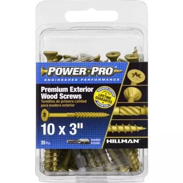 #10 X 3-in Bronze Ceramic Deck Screws (35-count)