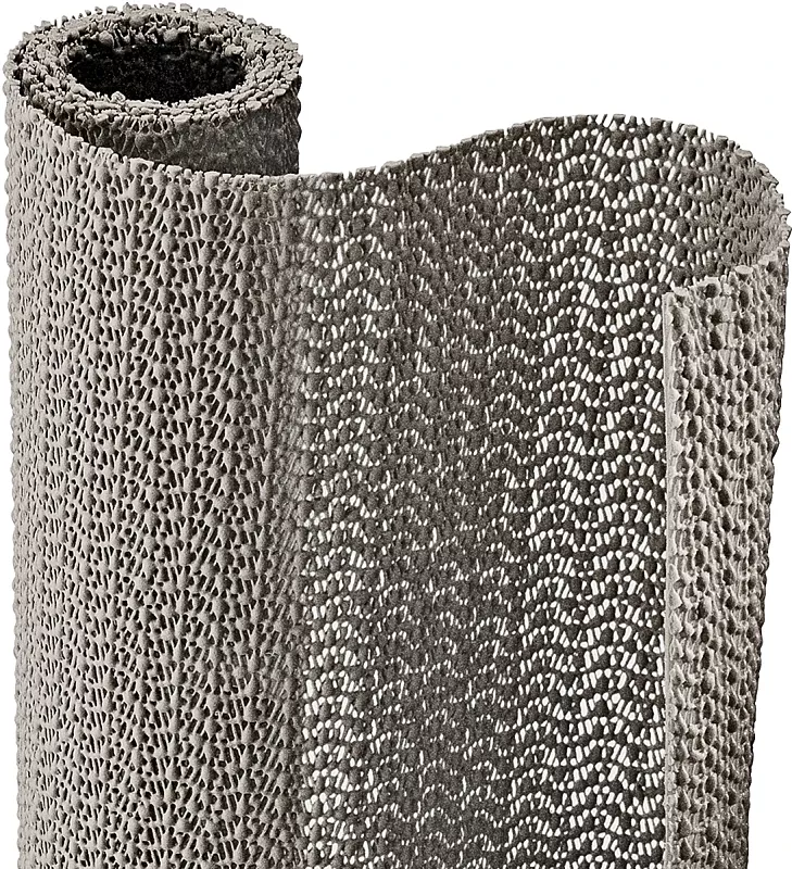 12 In. X 5 Ft. Taupe Beaded Grip Non-adhesive Shelf Liner