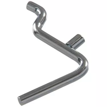 .207 X 1-1/2-inch Zinc Plated Angled Hook And Eye - Hillman Group Model 852674
