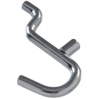 .207 X 5/8 Curved Peg Hook, Zinc Plated Hillman Hooks And Eyes 852675