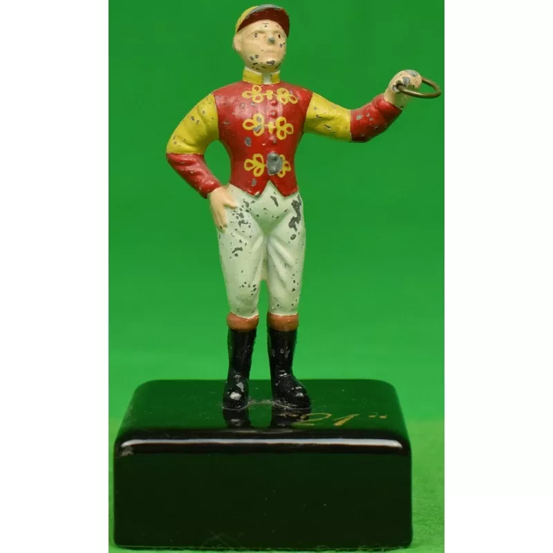 “21” Club Lead Jockey Paperweight