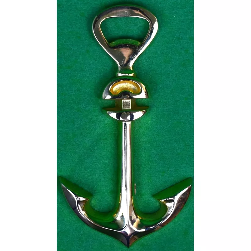 “Abercrombie & Fitch Brass Anchor Bottle Opener”