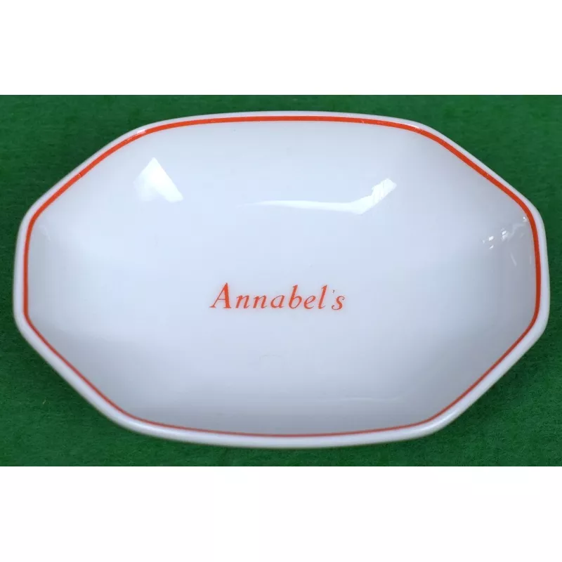 “Annabel’s Club London Limoges Porcelain Ashtray”