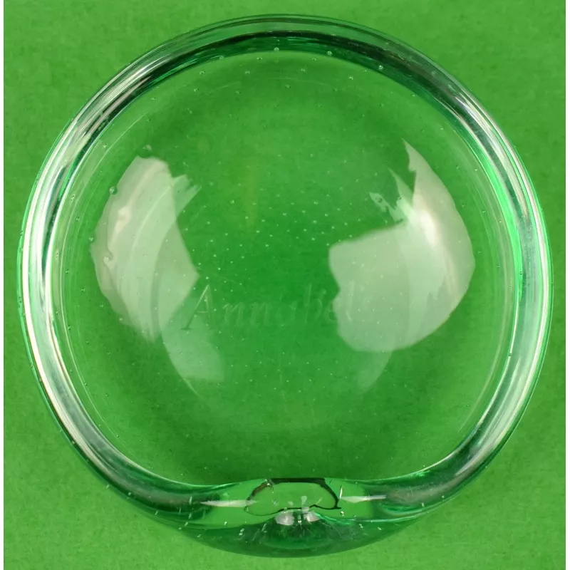 “Annabel’s Mayfair London Bubble Glass Ashtray” (SOLD)