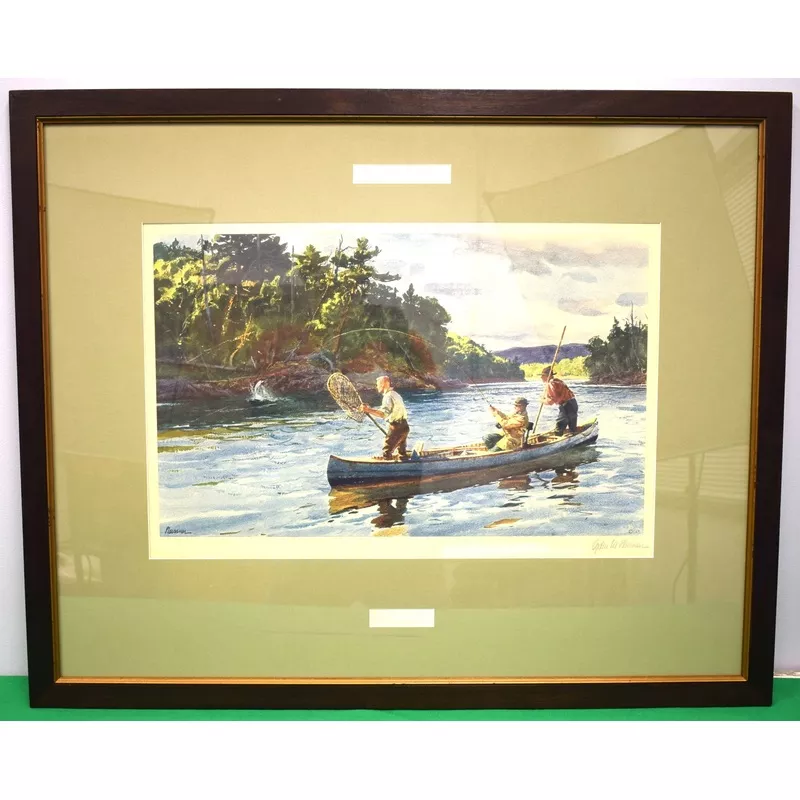 “Atlantic Salmon Fishing” by Ogden M Pleissner