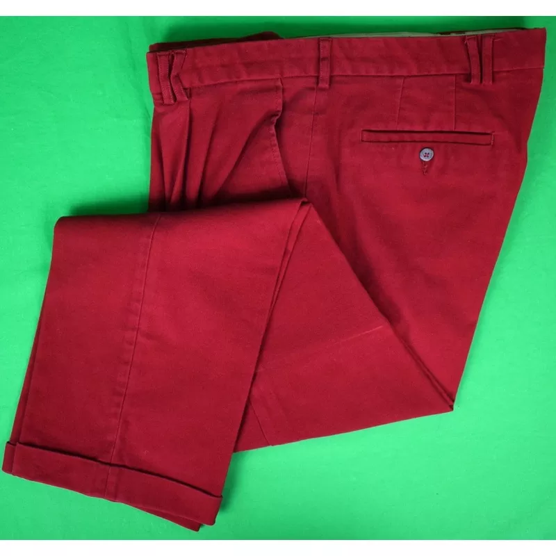 “Barbour of England Oxblood Moleskin Trousers” Sz: 41 (SOLD)