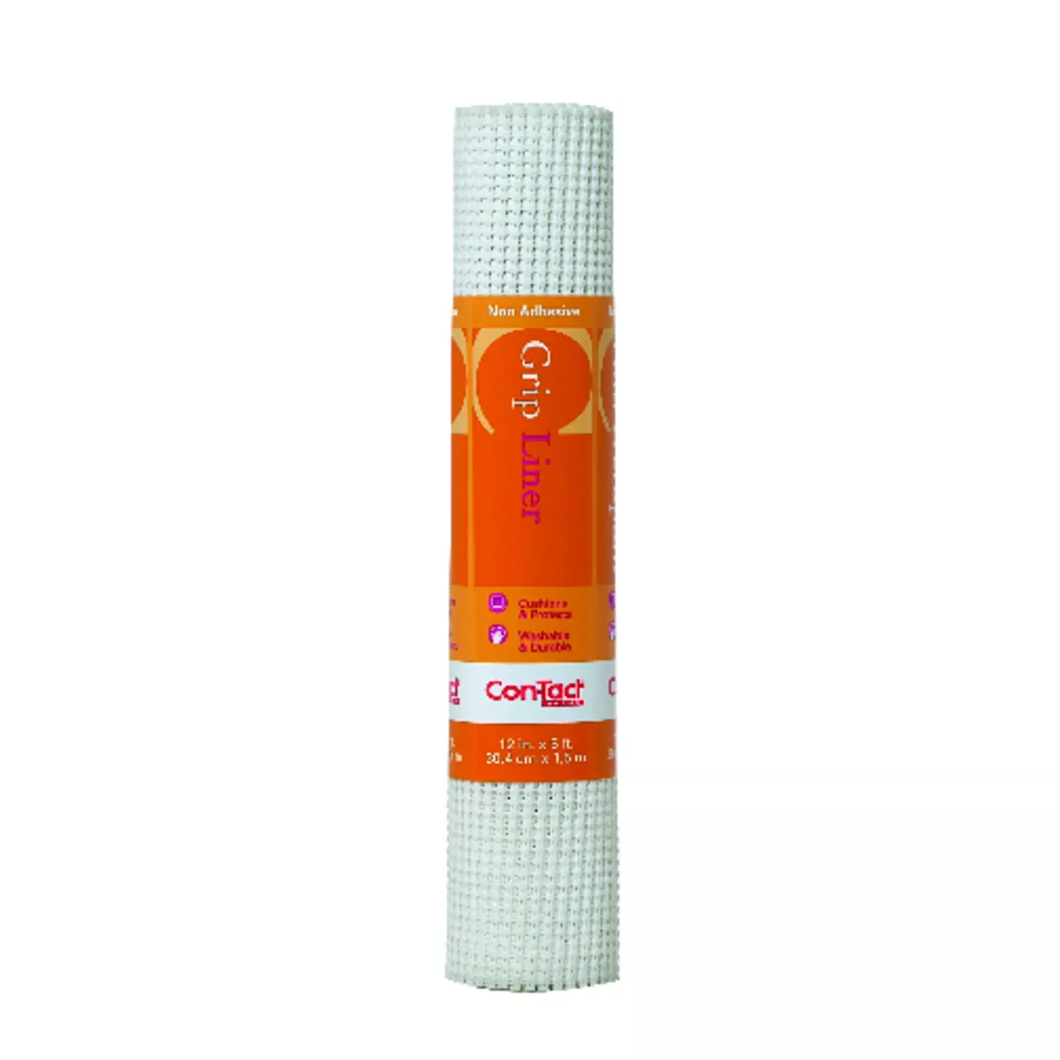 Beaded Grip 5 Ft. L X 12 In. W White Non-adhesive Shelf Liner