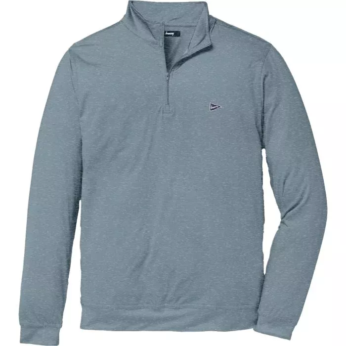 breezy The Gimme Quarter-Zip Golf Pullover - Slate
