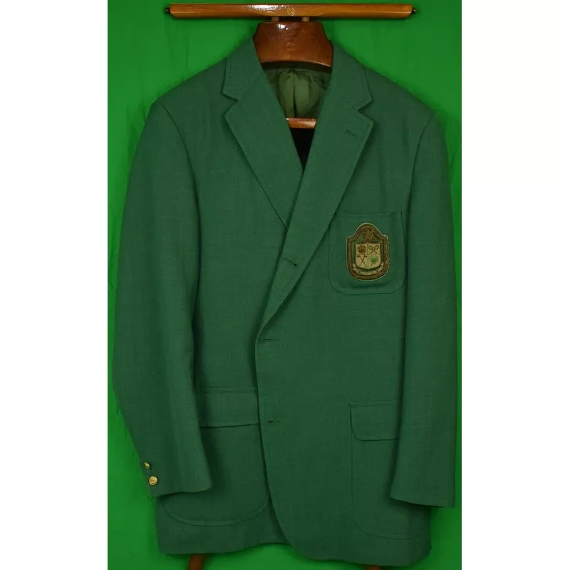 “Brooks Brothers “346” x The Everglades Club Green Hopsack Blazer” Sz 45L (SOLD)
