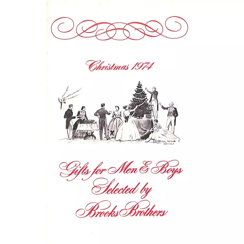 “Brooks Brothers Christmas 1974 Gifts For Men & Boys Catalog”
