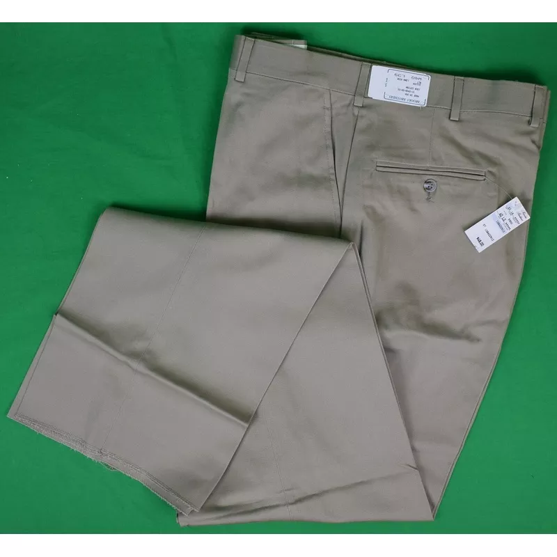 “Brooks Brothers Khaki Chino Cotton Trousers” Sz 40W x 39L (Deadstock w/ BB Tag) (SOLD)