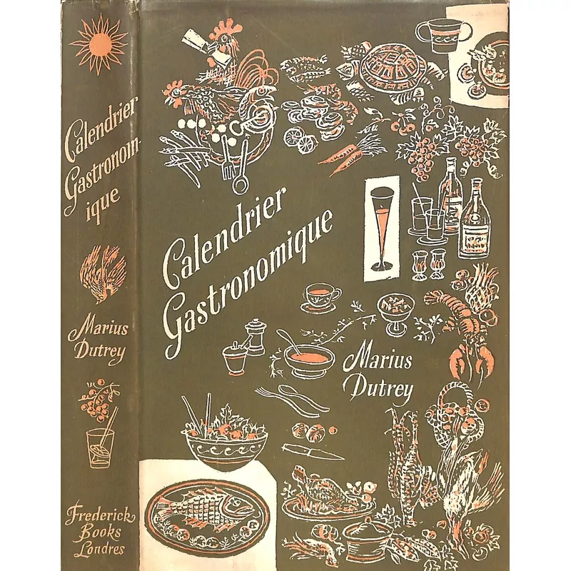 “Calendrier Gastronomique: Histoires De Cuisine” 1960 DUTREY, Marius