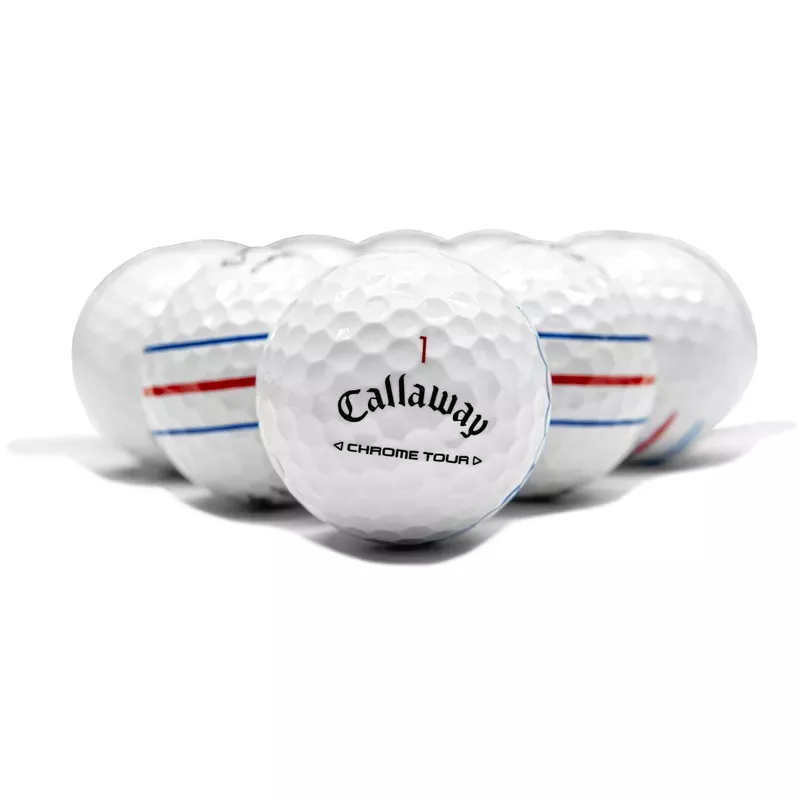 Callaway Golf Prior Model Chrome Tour Triple Track Logo Overrun Golf Balls