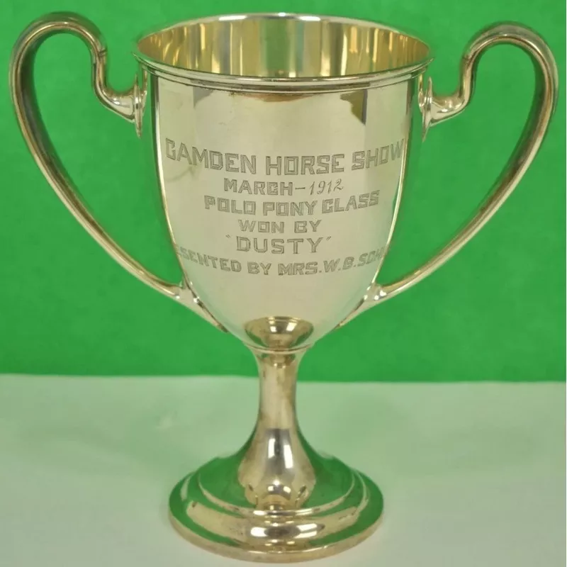 “Camden Horse Show March 1912 Polo Pony Class Sterling Trophy” (SOLD)