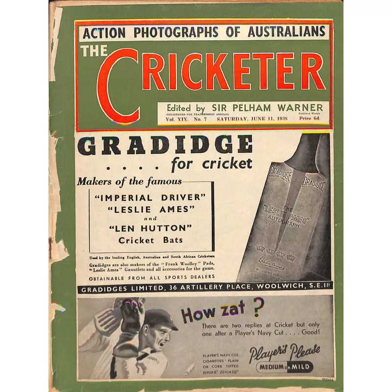 ‘The Cricketer – June 11, 1938’
