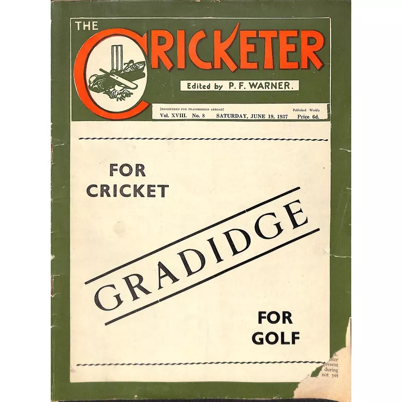 ‘The Cricketer – June 19, 1937’