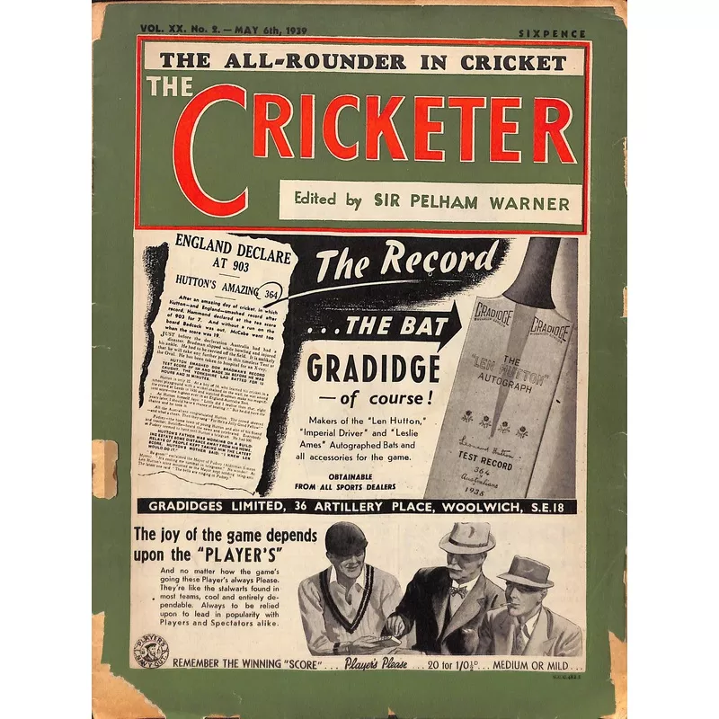 ‘The Cricketer – May 6th, 1939’