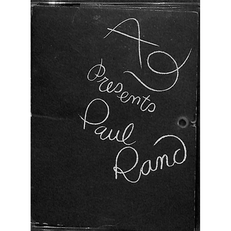 “A.D. Presents Paul Rand” 1947