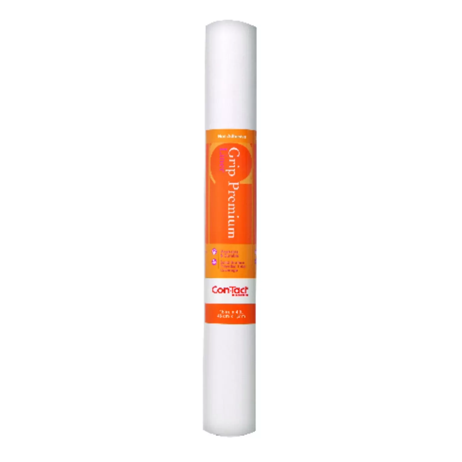 Grip Premium 18 In. X 4 Ft. White Non-adhesive Shelf Liner