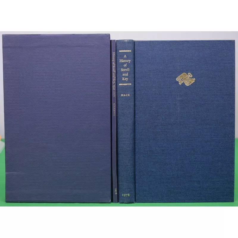 “A History Of Scroll And Key 1842-1942 by MACK, Maynard and 1942-1972” 1978 by GIAMATTI, A. Bartlett