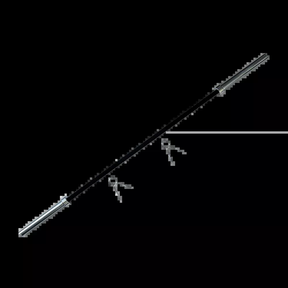 Lifeline Fitness Heat-Treated Steel Olympic Bar, 45lb Barbell With Two Spring Collars