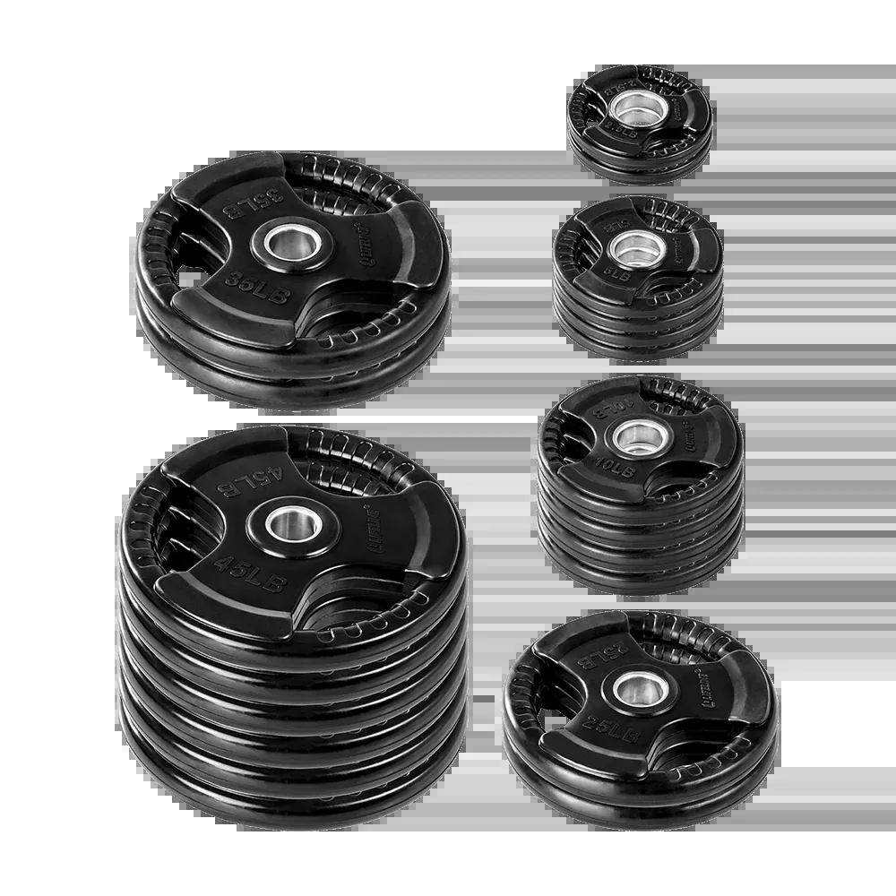 Lifeline Olympic Rubber Grip Plate Sets
