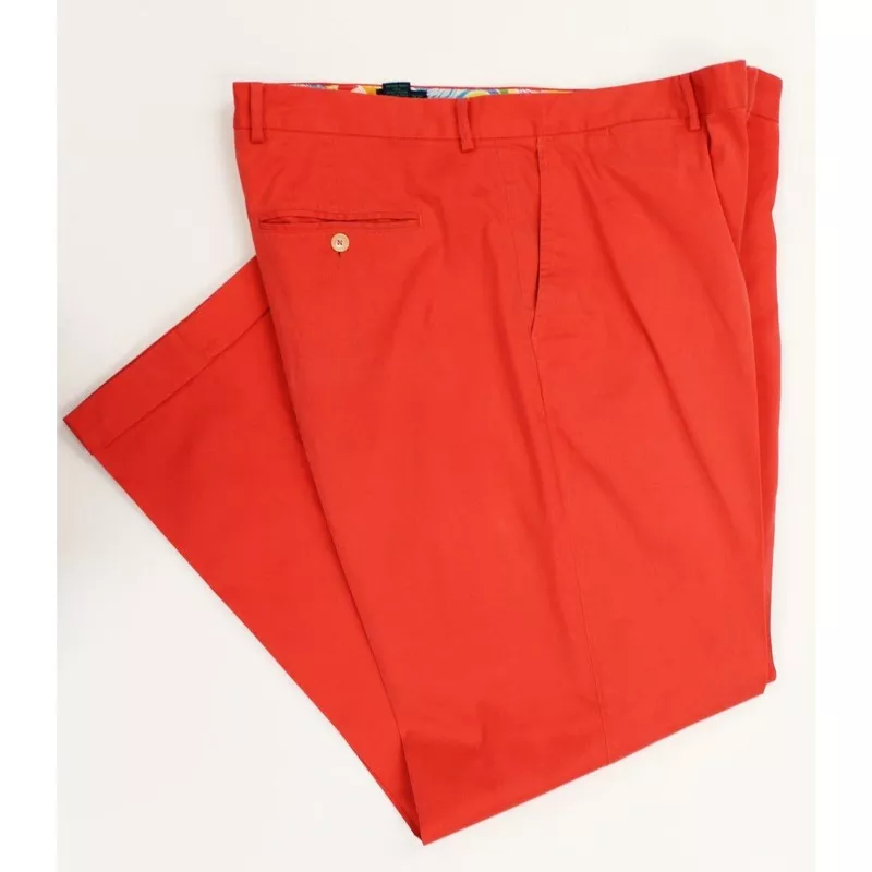 ‘Lilly Pulitzer Red Poplin Trousers’ Sz: 38″W