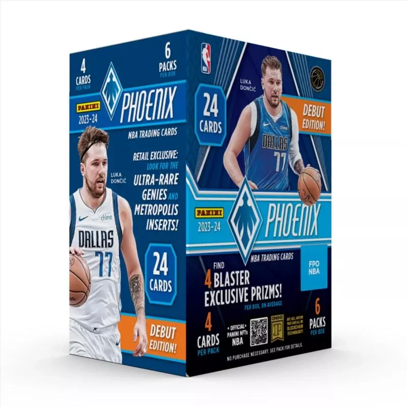 Panini Nba 2023/24 Phoenix Basketball Blaster Box Trading Cards