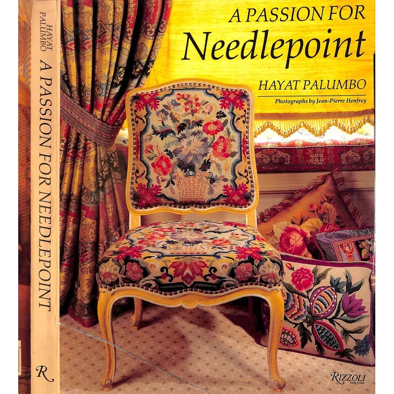 “A Passion For Needlepoint” 1991 PALUMBO, Hayat (SOLD)