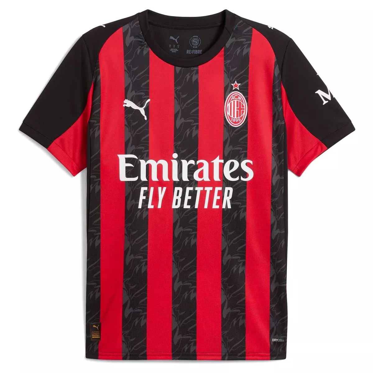 PumaMen's AC Milan 2025/26 Home Replica Soccer Jersey