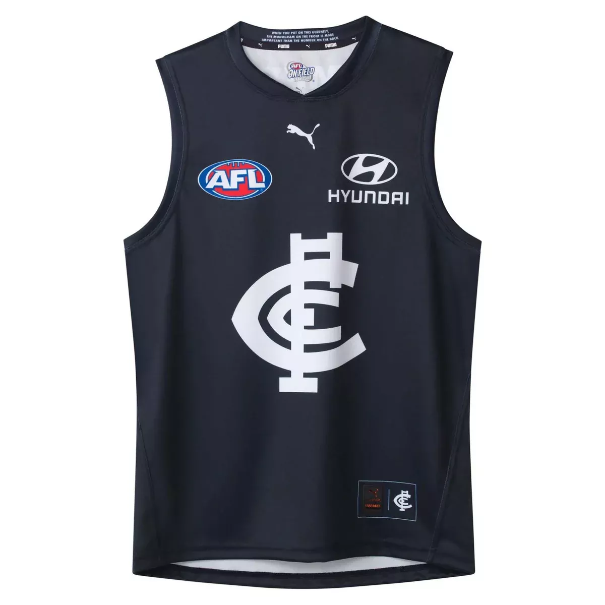 PumaMen's AFL Carlton Blues Football Club 2025 Home Replica Jersey