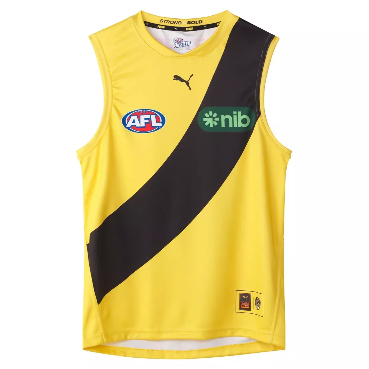 PumaMen's AFL Richmond Tigers Football Club 2025 Away Replica Jersey
