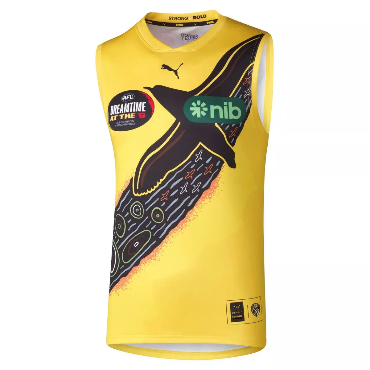 PumaMen's AFL Richmond Tigers Football Club 2025 Dreamtime Replica Jersey