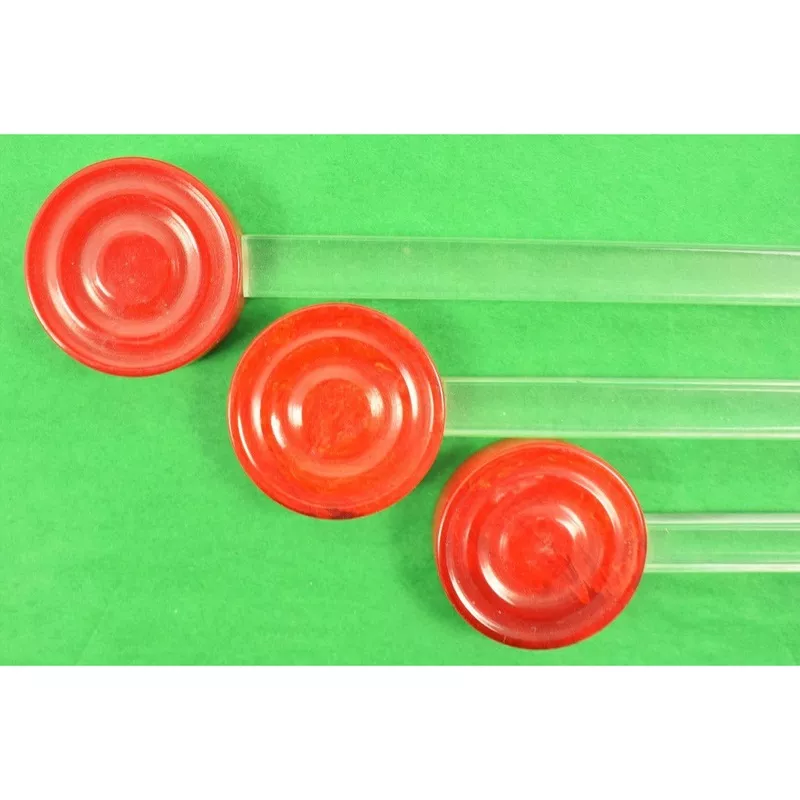 ‘Set of 3 c1950s Bakelite Poker Chip w/ Lucite Sticks’ (SOLD)