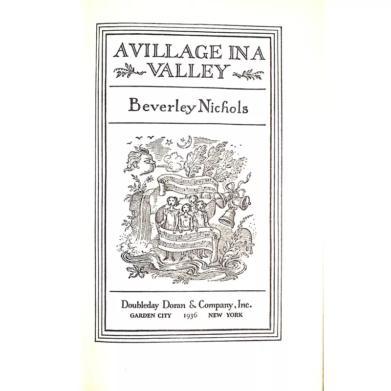 “A Village In A Valley 1936 NICHOLS, Beverley (SOLD)