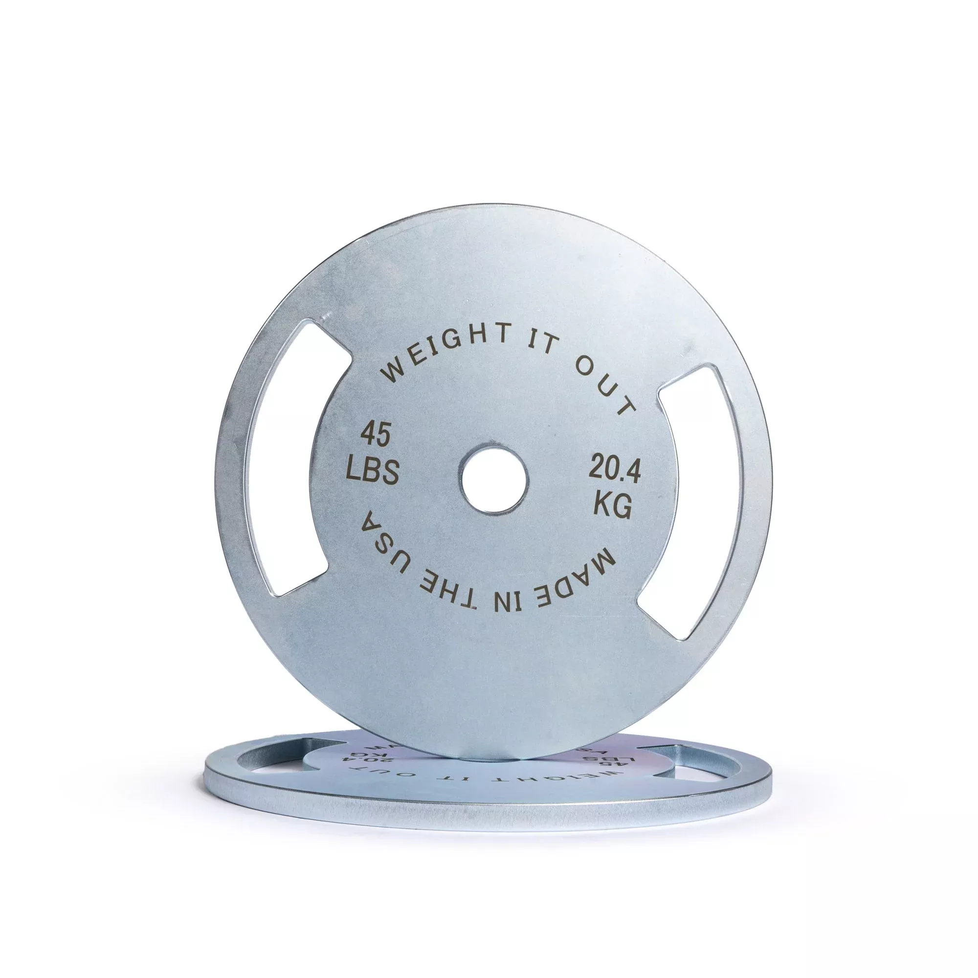 Weight it Out - Solid Steel Calibrated Weight Plate Pairs