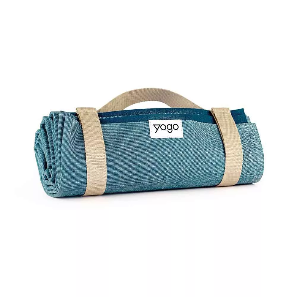 Yogo - Ultralight Foldable Travel Yoga Mat with Non-Slip FSC-Certified Natural Rubber
