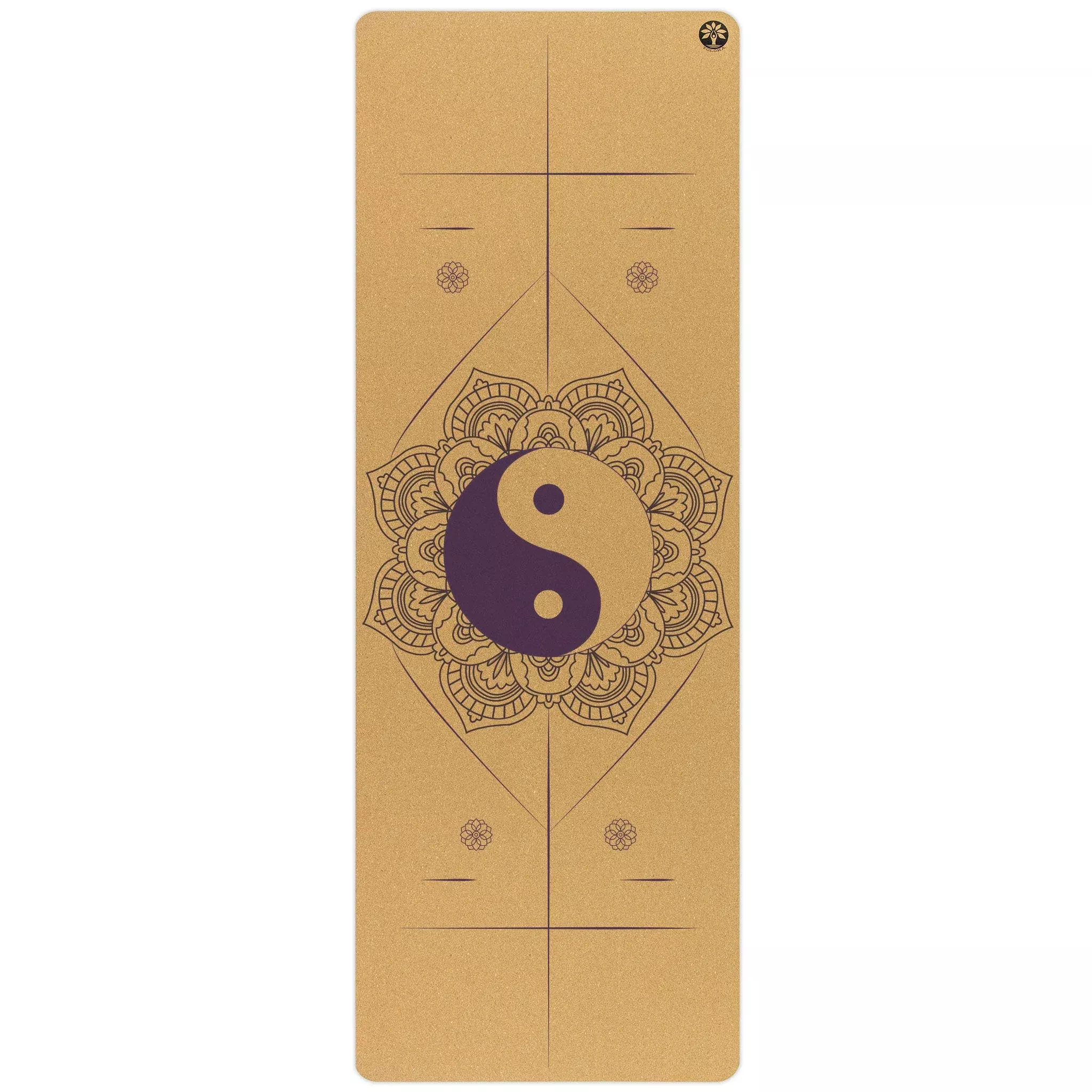 Yoloha Yoga - Balance and Unity Aura Cork Yoga Mat