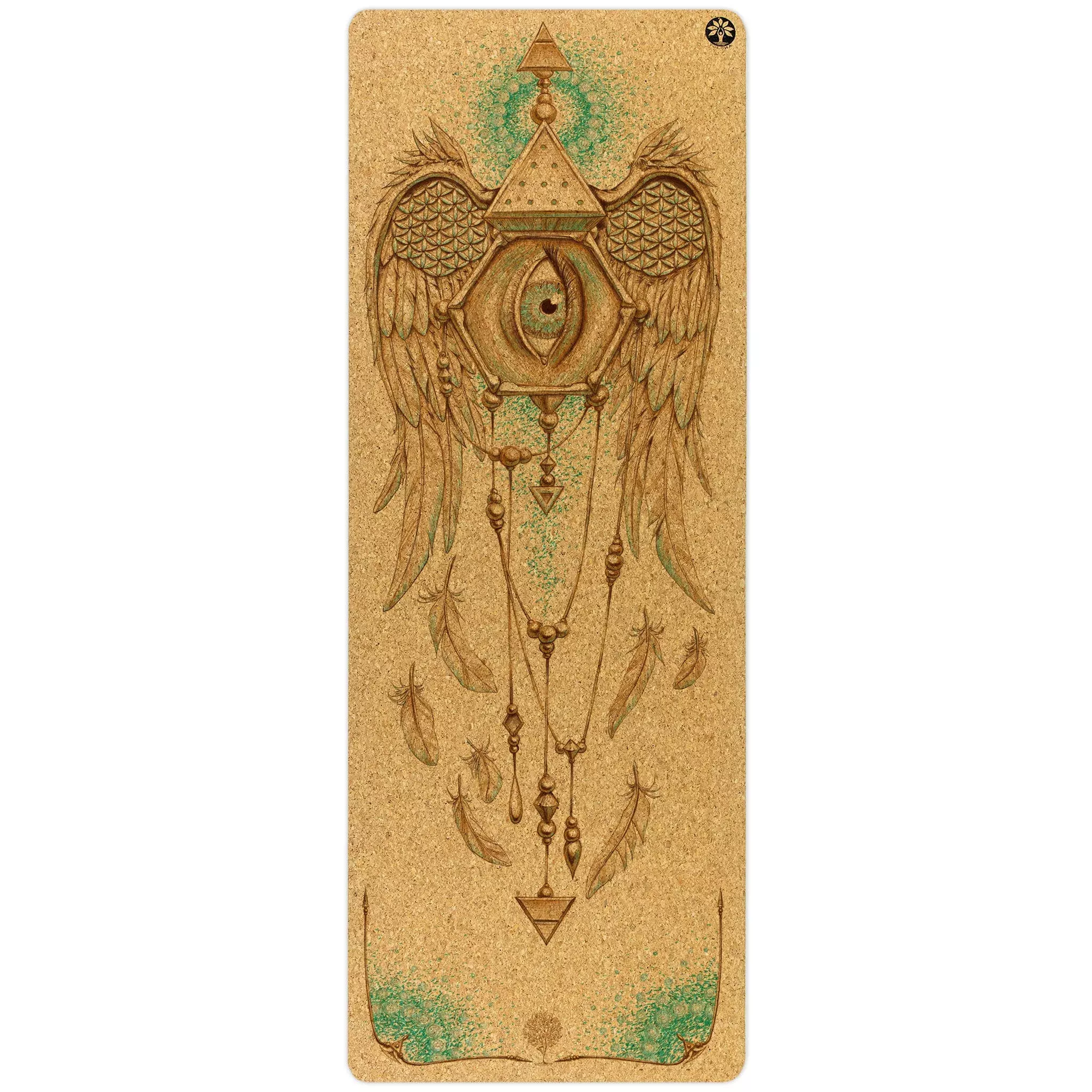 Yoloha Yoga - Mind of the Universe Nomad Cork Yoga Mat