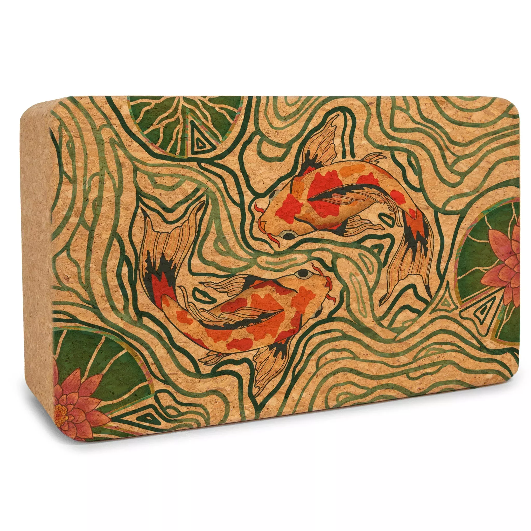 Yoloha Yoga - Pond of Harmony Cork Yoga Block