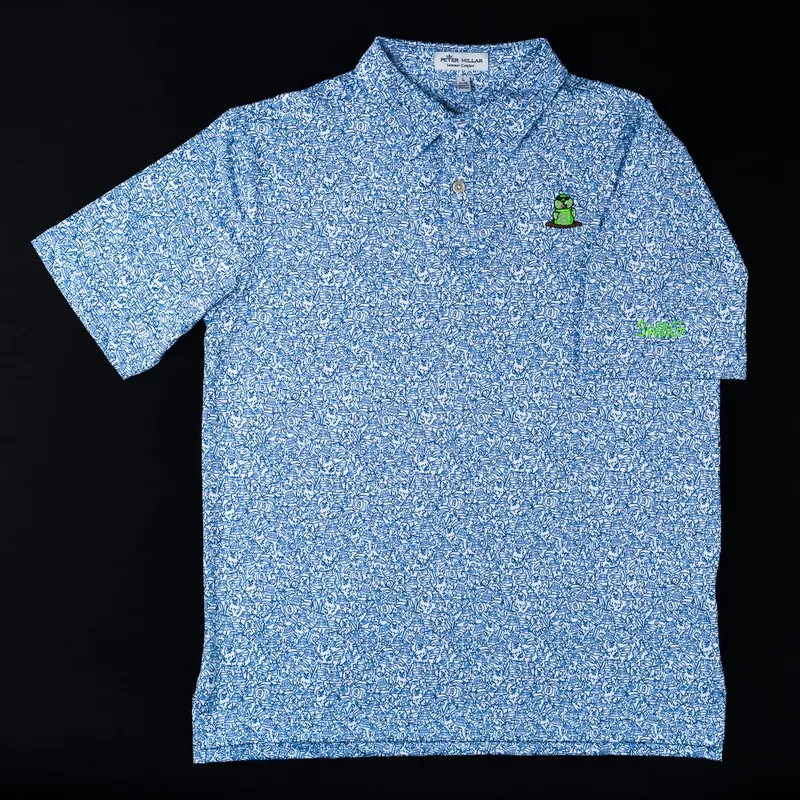 Youth SwaggyShack 2.0 Green Gopher Polo
