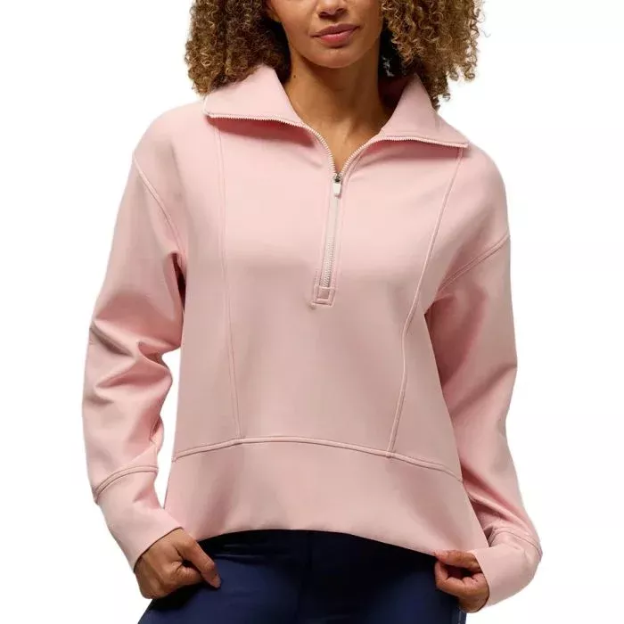 Zero Restriction Womens Riley Zip Mock Golf Pullover