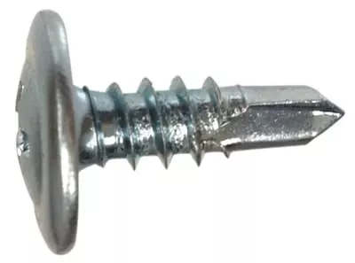 Zinc Truss Head Self-drilling Point Lath Screws, #8 X 0.5-in., 1-lb.