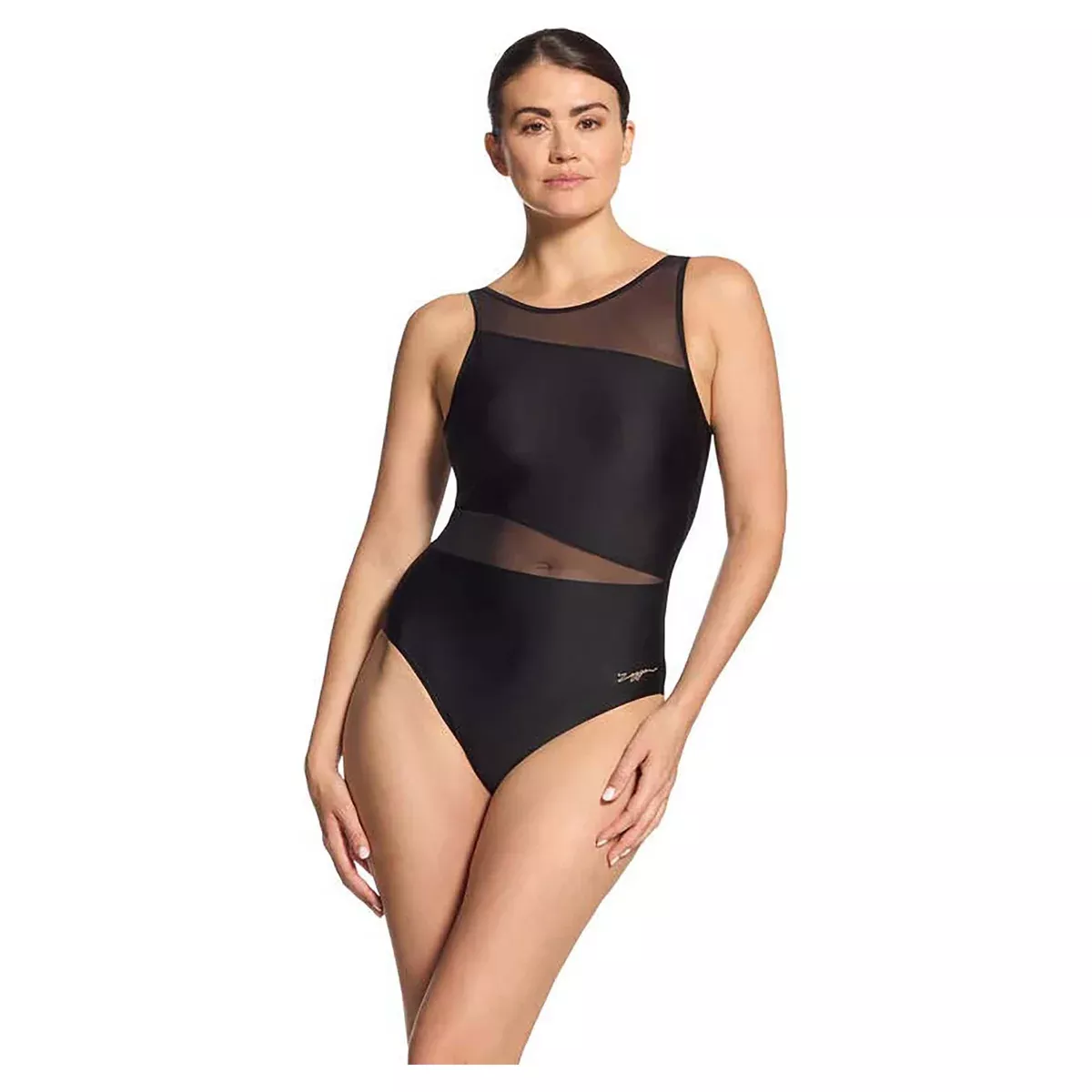 ZoggsWomen's Rustique Mesh V Back One Piece Swimsuit