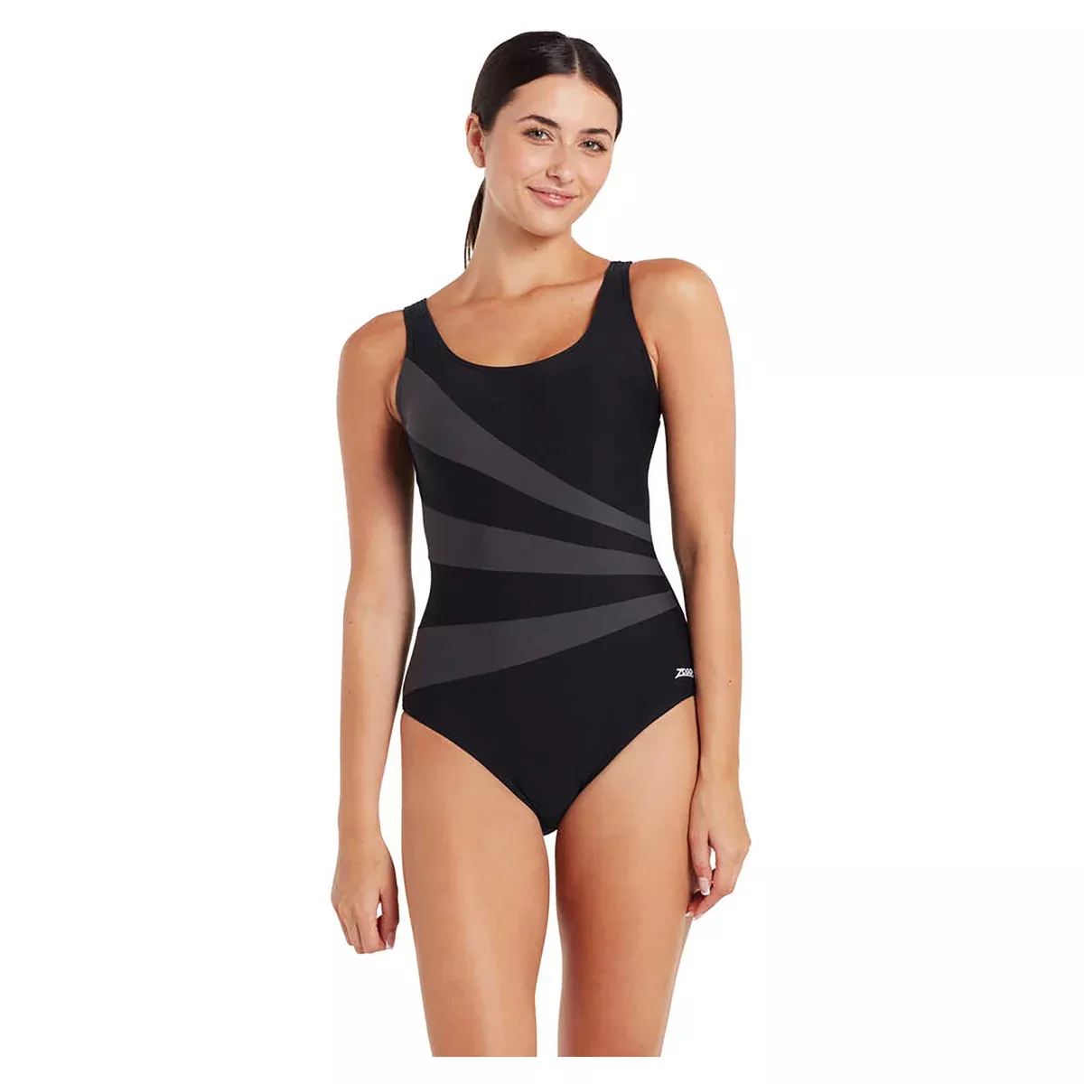 ZoggsWomen's Sandon Adjustable Scoopback One Piece Swimsuit
