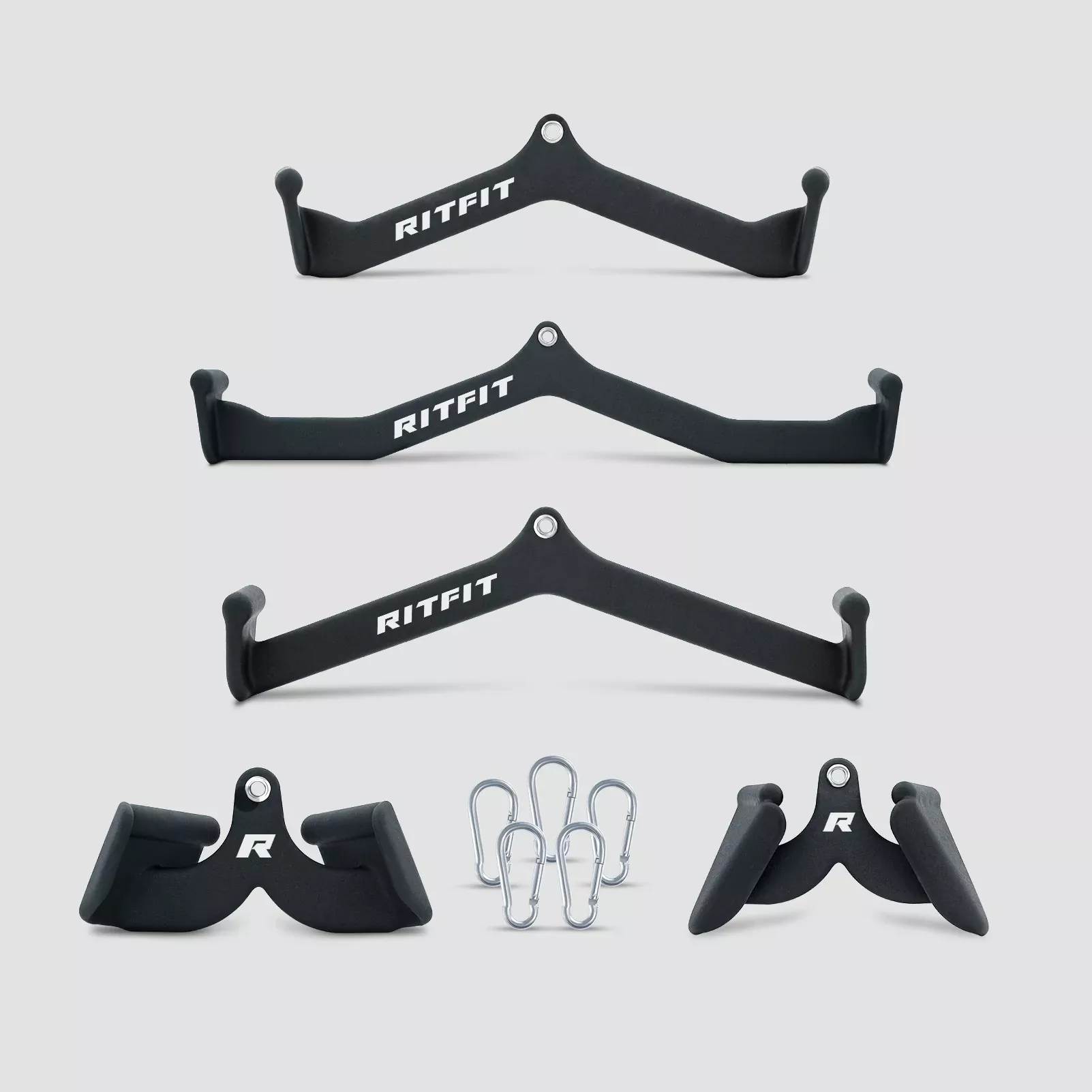 ZoomRitFit 5pcs Lat Pulldown Bar Combo
